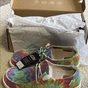 Hey dude Wendy Wave Tie Dye Shoes Size 8